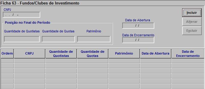 Sócios ou Titular Ficha