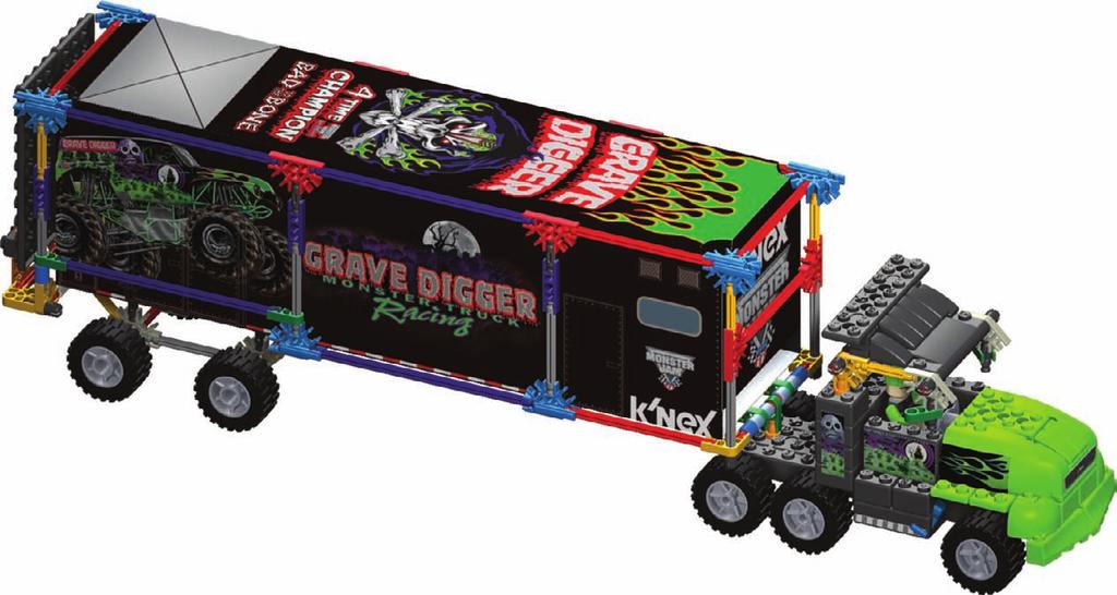 (EN) The GRAVE DIGGER Transporter Rig is designed to work with the GRAVE DIGGER Building Set.