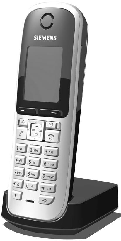 Acessórios Acessórios Terminais móveis Gigaset Promova o seu telefone Gigaset a uma central telefónica sem fios: Terminal móvel Gigaset S68H u Display gráfico a cores iluminado (cores de 65k) u