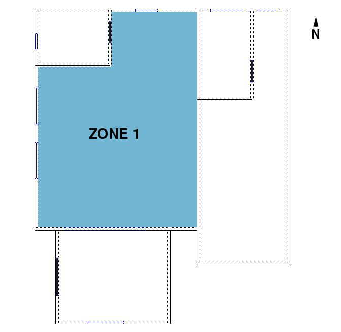 Entretanto, o interesse nos resultados foi concentrado somente em duas zonas, originalmente denominadas Zona 1, localizada no térreo, e Zona 5, a qual é localizada no pavimento superior.