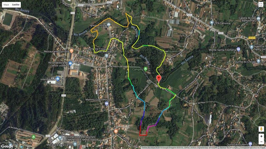 publicada pela organização como adenda ao regulamento e publicada até 15 dias antes da data de início da prova Artigo Segundo Percurso: 1. O evento terá um só percurso de aproximadamente 6km.