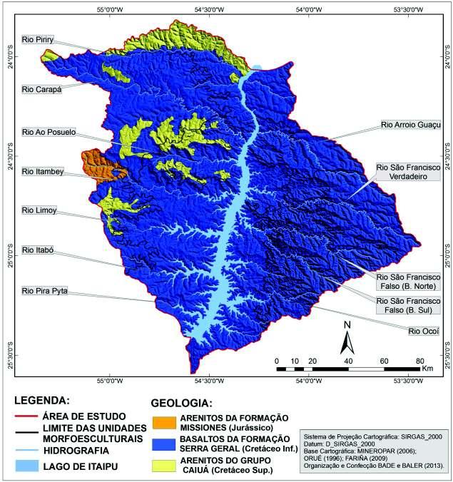 69 A carta de curvatura vertical permitiu o reconhecimento dos padrões de distribuição das formas de vertentes, auxiliando no conhecimento e funcionamento do relevo das unidades delimitadas.