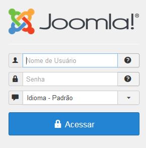 é o Painel de Controle (Figura 1). Figura 1 - Painel de controle do ambiente administrativo Para acessar o painel de controle do Joomla!