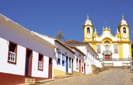 América do Norte & América Latina Brasil Colonial 79 3.295 10 Dias Tiradentes Cidade 1º Dia Portugal / Salvador Voo regular directo com destino a Salvador, capital do Estado da Bahia.