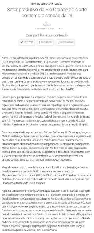 FECOMÉRCIO VEÍCULO: NOVO