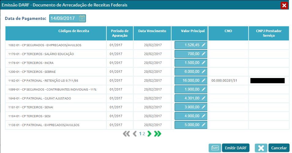 Permite edição.