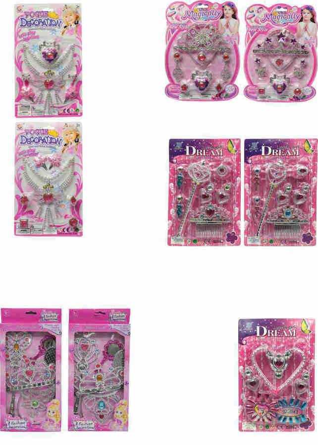 Meninas PI 3124 Magically Beauty Set (27 x 20 x 3 cm) PI 3123 Beauty Set com Cetro Kit Grande (32 x 21 x 3 cm) 34 PI 3125 Vogue