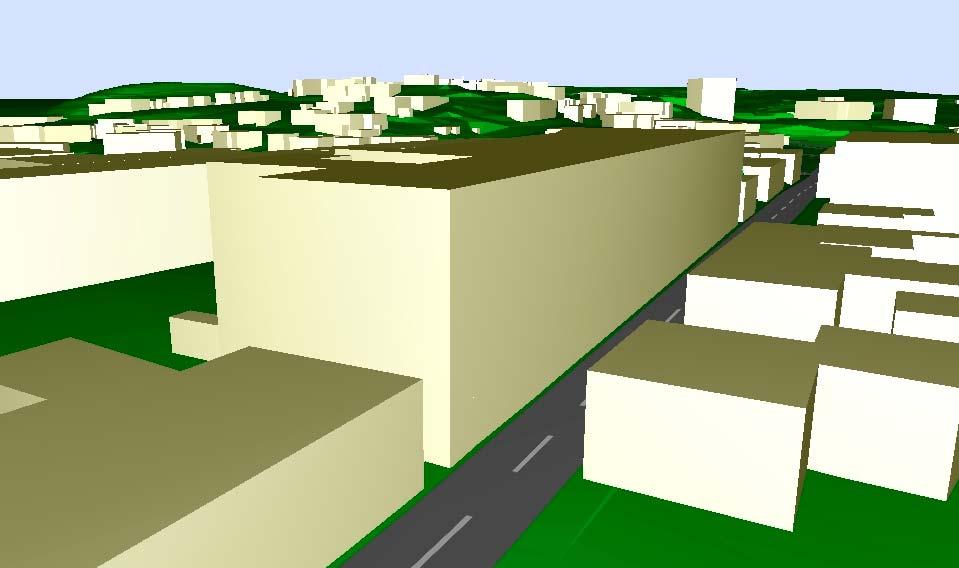 3 pode-se visualizar uma parte do núcleo urbano de Lousada com as respectivas vias rodoviárias, edifícios