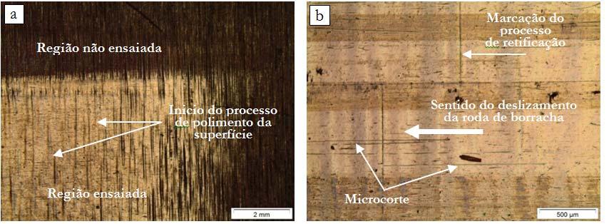 R. de M. Castro et al. / Revista Iberoamericana de Ingeniería Mecánica 19(2), 27-42 (2015) 37 Fig. 12. Micrografia das superfícies ensaiadas do revestimento de cromo duro.