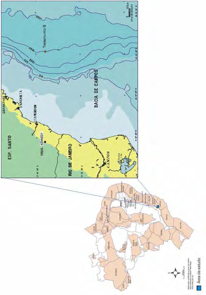 8 Figura 3 Mapa de localização das bacias brasileiras e localização da