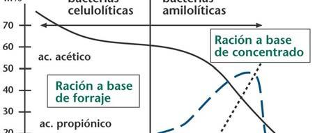 Distúrbio da fermentação microbiana ruminal ph ótimo situa se entre 6,0 e 6,3 (Hutjens, 2008) 6,5