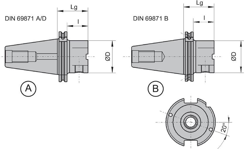 ADAPTADORES Sistema URMA ADAPTADORES Sistema URMA Adaptador con Beta módulo 40/63 Adaptador com Beta módulo 40 and 63 - Templado en coquilla y rectificado - Apriete radial para cambio rápido de