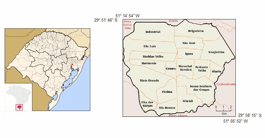 52 Figura 3 - Mapa de localização da área de estudo. (WIKIPEDIA, 2010) 3.2. BASE CARTOGRÁFICA Para a realização do projeto era necessário a obtenção de uma base cartográfica em escala maior que 1:25.
