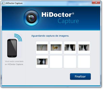 apresentado na tela de conexão do Capture no HiDoctor.