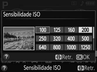 Sensibilidade ISO A "sensibilidade ISO" é o equivalente digital da velocidade da película.