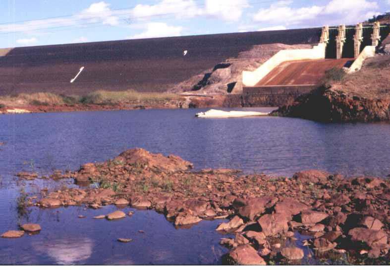 3) Ponto MI-3: Região distal à barragem, a