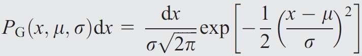 Gaussian (or normal)