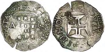 ANTÓNIO I, (1580-1583) TOSTÃO (100 REAIS),