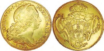 JOSÉ I, (1750-1777) PEÇA (6400 RÉIS) 1753 RIO DE