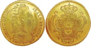 MARIA I (1786-1799) PEÇA (6400 RÉIS) 1803 TOUCADO
