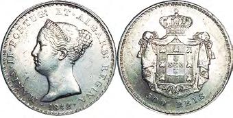 100 RÉIS 1853, PRATA AG37.