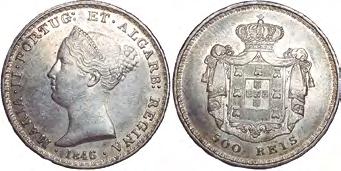 RÉIS 1846, PRATA AG39.