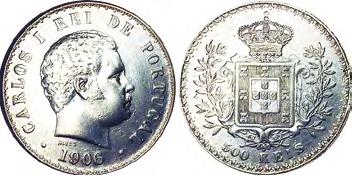 CARLOS I (1889-1908) 500 RÉIS 1893,