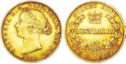 AUSTRÁLIA LIBRA, 1862 VICTORIA - OURO KM6