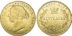 61 550 F AUSTRÁLIA LIBRA, 1866