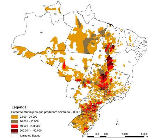 Maize production areas