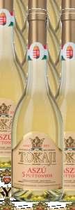 TOKAJI ASZÚ 5 PUTTONYOS 2013-500ml Vinho Branco Doce Uva: Furmint, Moscatel e Hárslevelü Teor alcoólico: 9,5% Código Interno: TOSU008 Produtor: