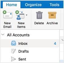 Envie e-mails Gmail: escreva Outlook: novo e-mail Na barra lateral esquerda, clique em Escrever.