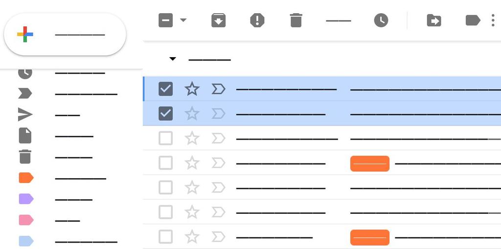 Organize e-mails Gmail: marcadores com cores Outlook: pastas e categorias de cor Adicione um ou