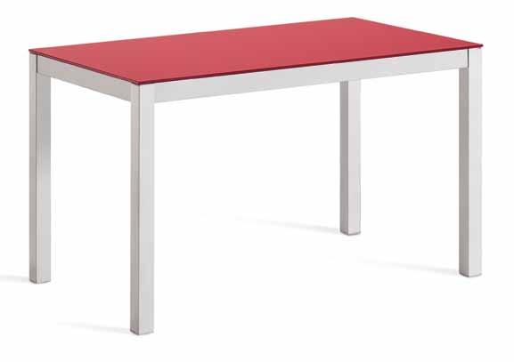 ADAPTA 45 Mesa fixa. Cores disponíveis: laranja, verde, preto, vermelho e branco fosco. Fixed table.