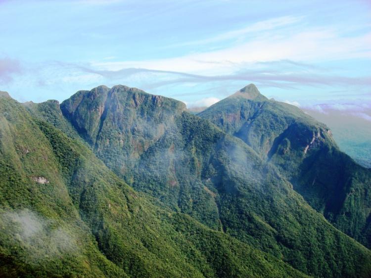 Serra do Mar É o conjunto de montanhas próximo ao litoral. Essas montanhas são formadas por rochas, e cobertas pela Mata Atlântica.