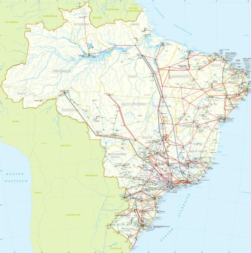 Dados do Sistema Interligado Nacional A produção de energia elétrica do Brasil no Sistema Interligado Nacional SIN é realizada, especialmente, com fontes hidro-termo-eólicas, com múltiplos