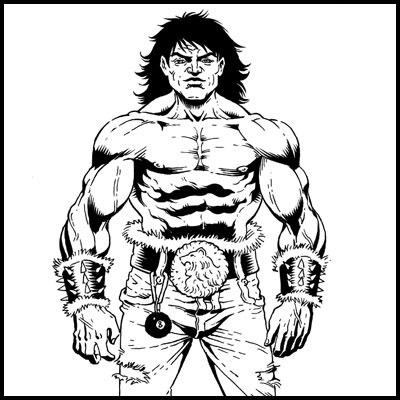 O tipo Muscular É a figura do herói clássico, com ombros largos, boa postura e peitoral estufado.