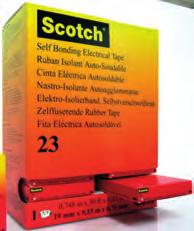 23-25 7891040003969 Scotch 23 Fita autossoldável 25mm x 9,15m 0,76 25 9,15 32 Rolo 16,77