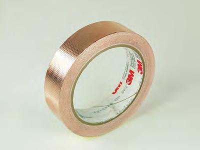 alumínio Fita de blindagem contra interferências eletromagnéticas Scotch 1181, cinta de cobre con adhesivo conductor Adesivo Acrílico Suporte de cobre Fita de