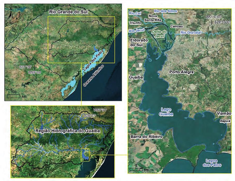 1 Introdução A localização do Lago Guaíba e Delta do Jacuí favoreceu a ocupação dos municípios situados no seu entorno.