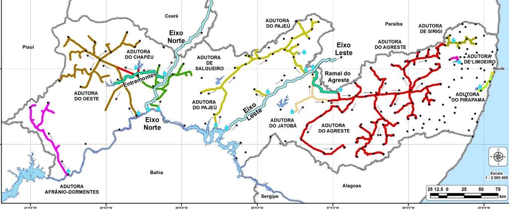 INVESTIMENTOS EM SETORES ESTRATÉGICOS PLANEJAR O DESENVOLVIMENTO PLANO DE REFORÇO NA INFRAESTRUTURA HÍDRICA ADUTORA DO OESTE: AUMENTO EM 30% NA VAZÃO INTERLIGAÇÃO COM BARRAGEM DE CHAPÉU