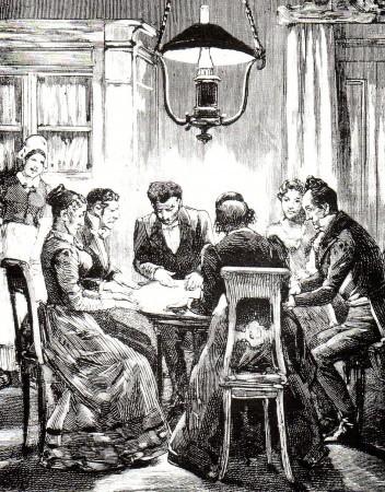 O desenvolvimento da Codificação Espírita basicamente teve início na residência da família Baudin, no ano de 1855.
