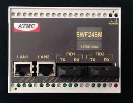 Switch óptico SWF O SWF é um Switch não gerenciável aplicado em interconexão de sistemas 10/100 baset, constituído de duas