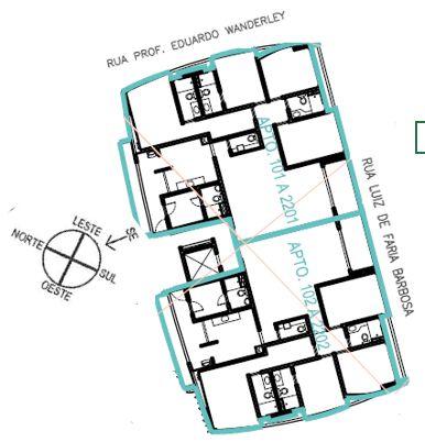 APARTAMENTO COM : 136,56 m2, varanda gourmet, sala para dois ambientes, 4 quartos (sendo 2 Suíte), lavabo, WC social, cozinha, area de serviço e dependência completa.