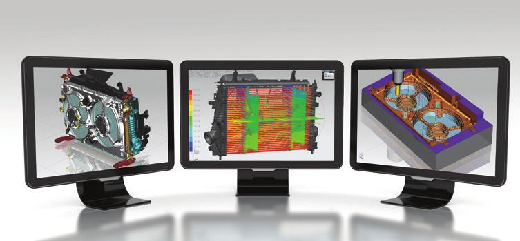 A vantagem do NX O NX fornece uma plataforma unificada para desenvolvimento de produtos, com soluções avançadas para projeto, simulação e manufatura.