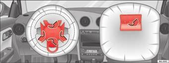 Sistema de airbags 35 teiros é amortecido, reduzindo-se o risco de lesão na zona craniana e torácica.