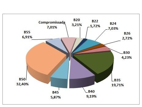 Gráfico Comparativo de Rentabilidade por Segmento * Rentabilidade Bruta.