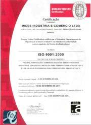 ISO 9001 Marca CE FABRICANTE: REPRESENTANTE: DESOCEL Comércio e Representação de Rua da