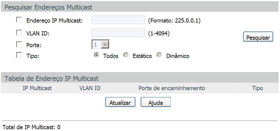 Procedimento de configuração Passo Operação Descrição 1 Criar VLANs Crie três VLANs (VLAN 3, 4 e 5 respectivamente) e especifique a descrição da VLAN 3 como Multicast VLAN em: VLAN 802.