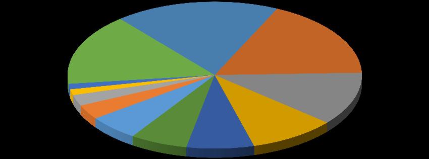 MATRIZ ENERGÉTICA BRASIL CONSUMO DE ENERGIA POR FONTE (2016) Outras Fontes ³ 15,8% Óleo Combustível 1,2% Querosene 1,3% GLP 3,2% Lixívia 2,4% Etanol 5,6% Lenha 6,3% Óleo